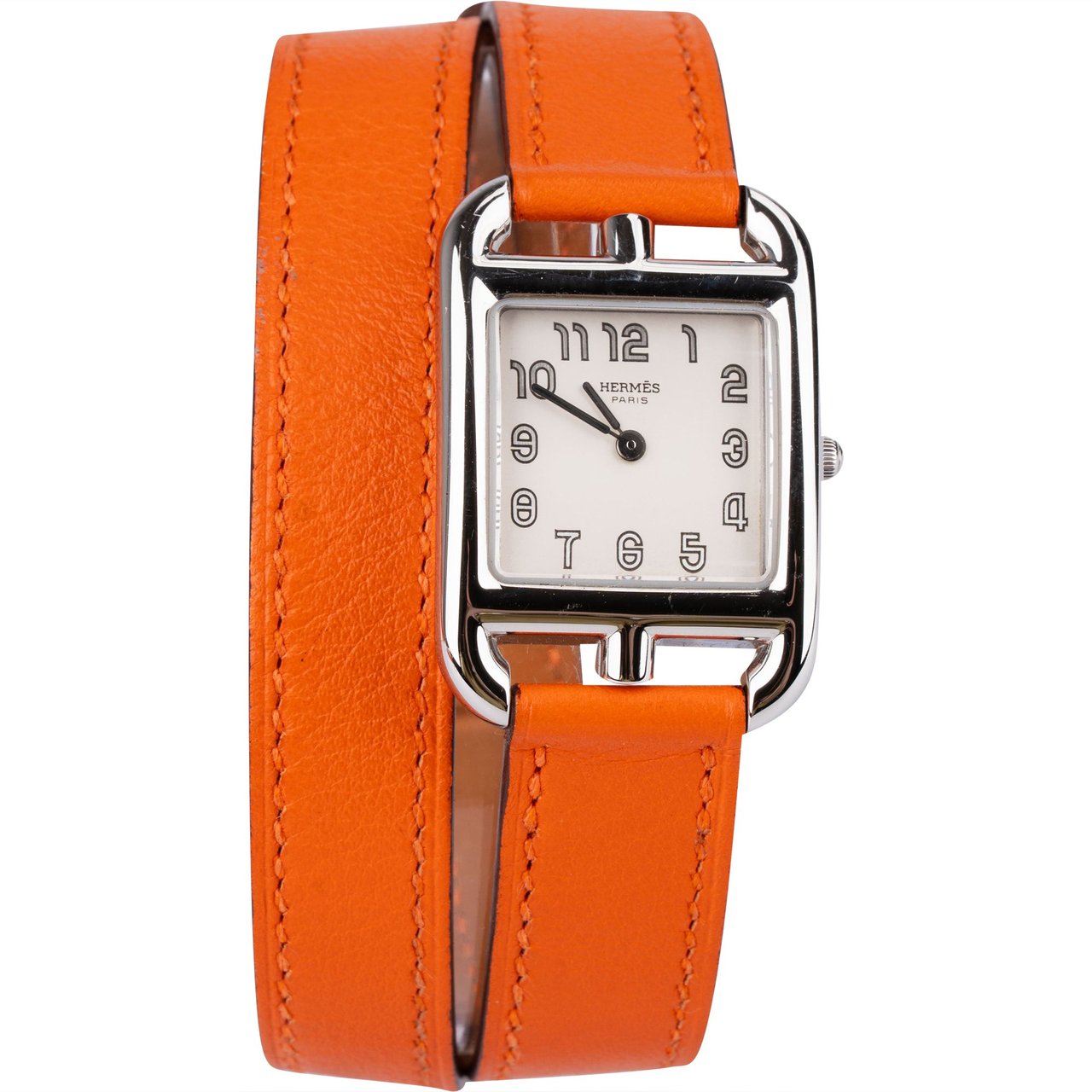 Hermès Hermès Silver Tone Cape Cod CC1.210 Women Watch Divers