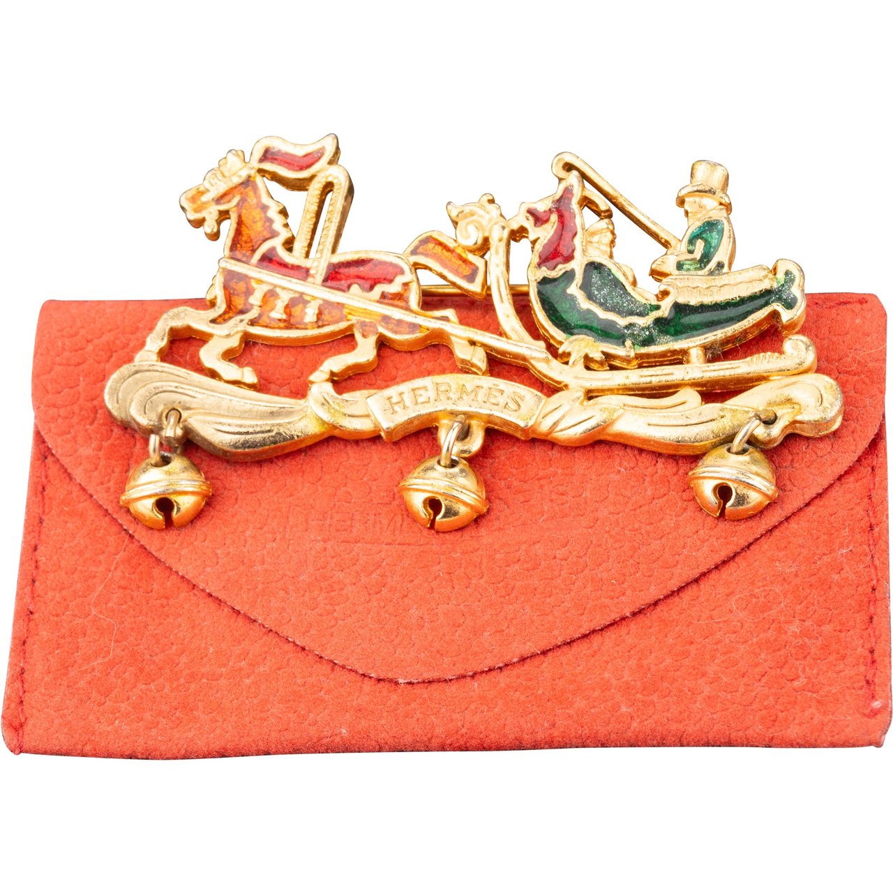 Hermès Hermès Early Ponytail Emaille Brooch Divers
