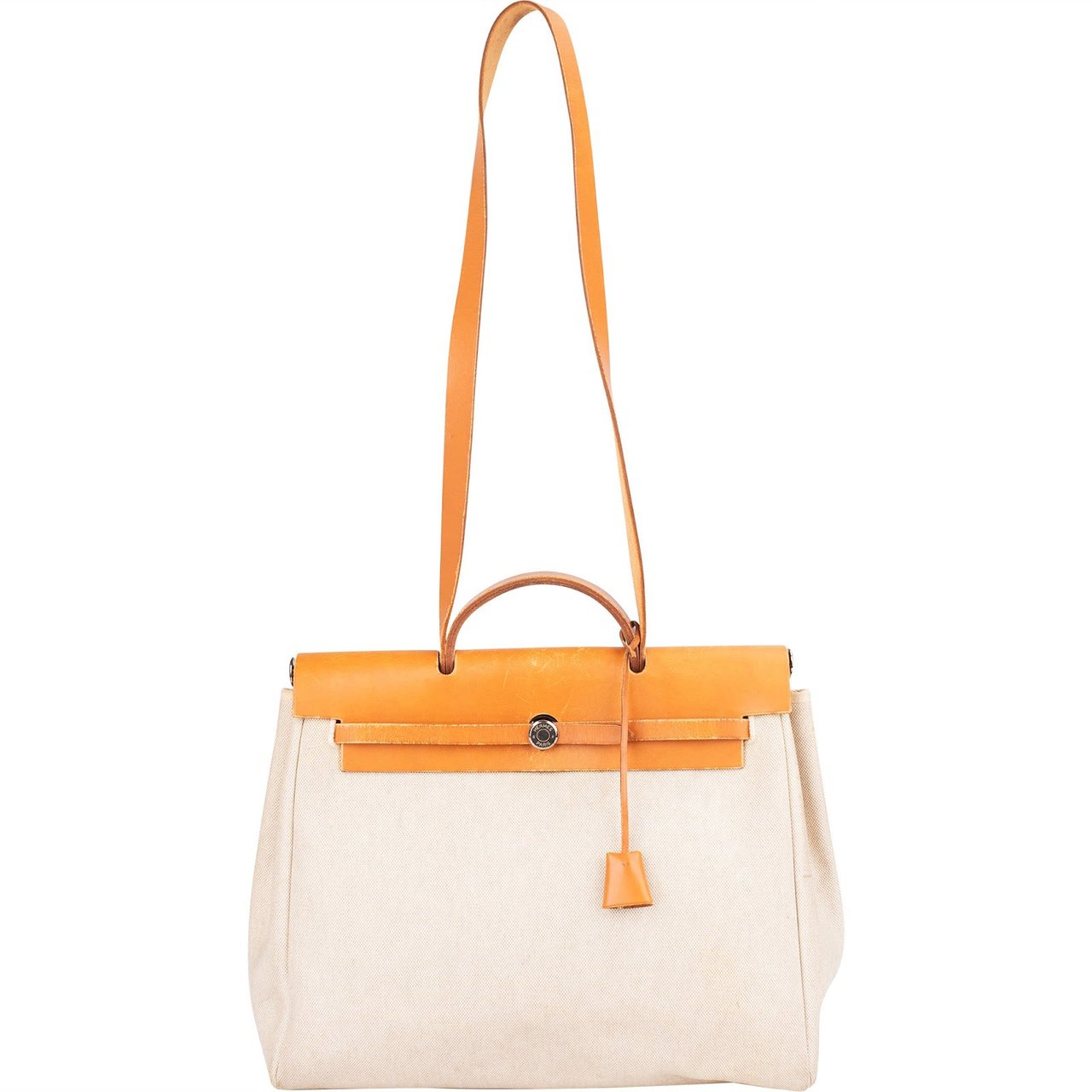 Hermès Hermès Classic Cotton Herbag 39 Handbag Beige