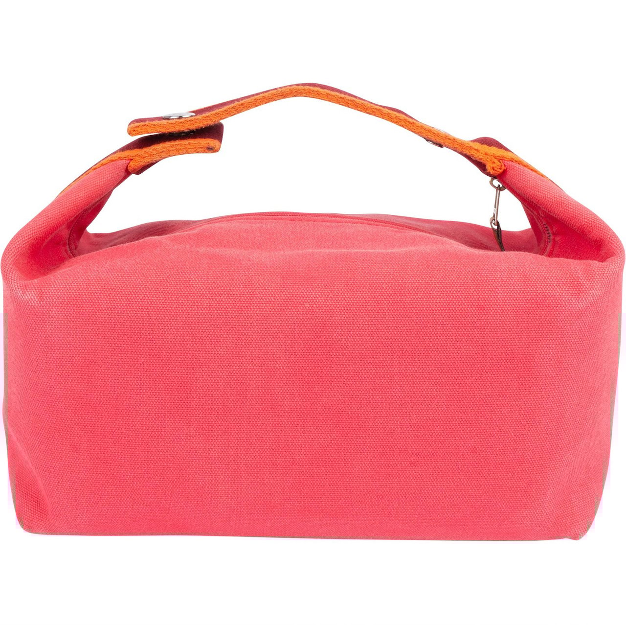 Hermès Hermès Canvas Bride-a-Brac Case Toiletry Bag Rood