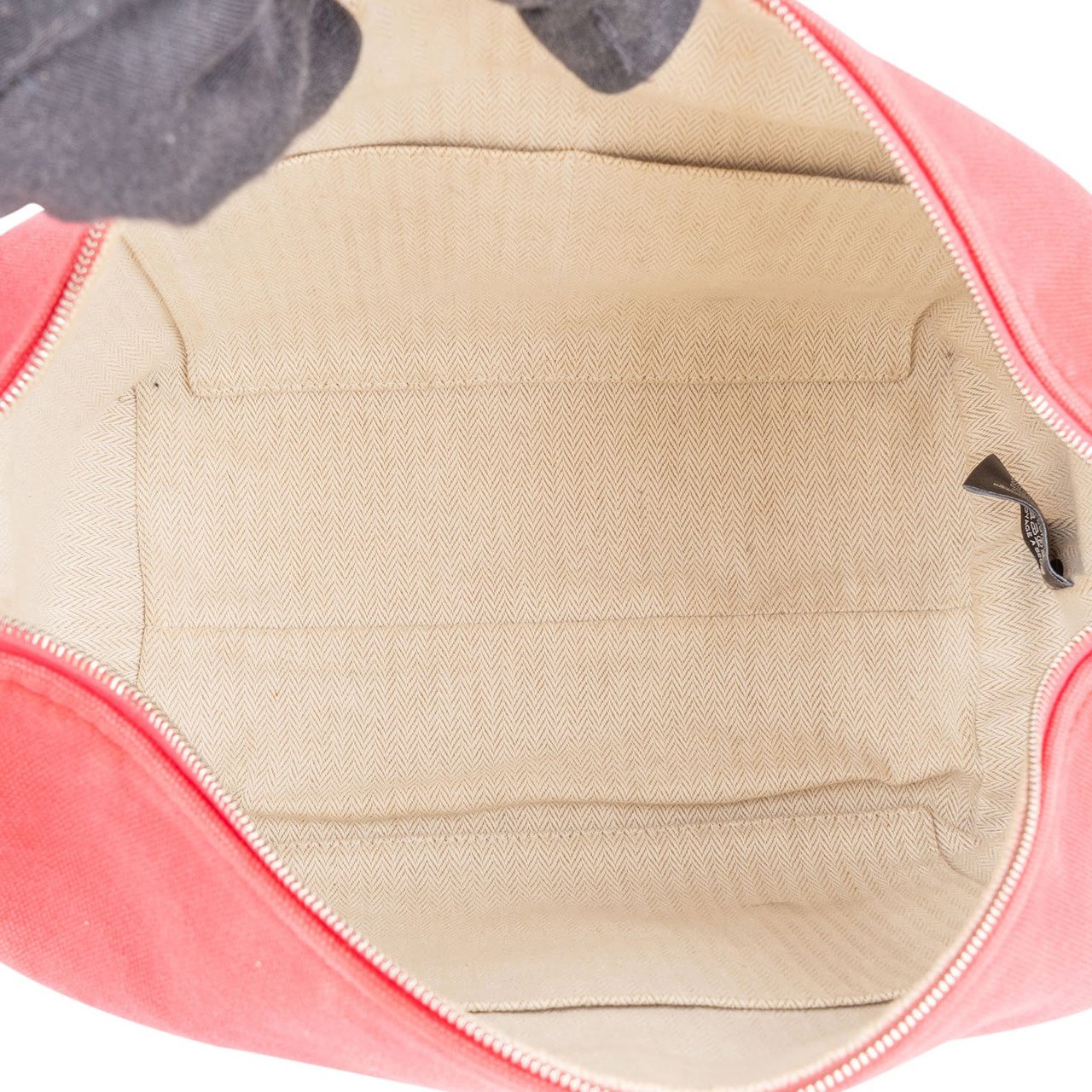 Hermès Hermès Canvas Bride-a-Brac Case Toiletry Bag Rood