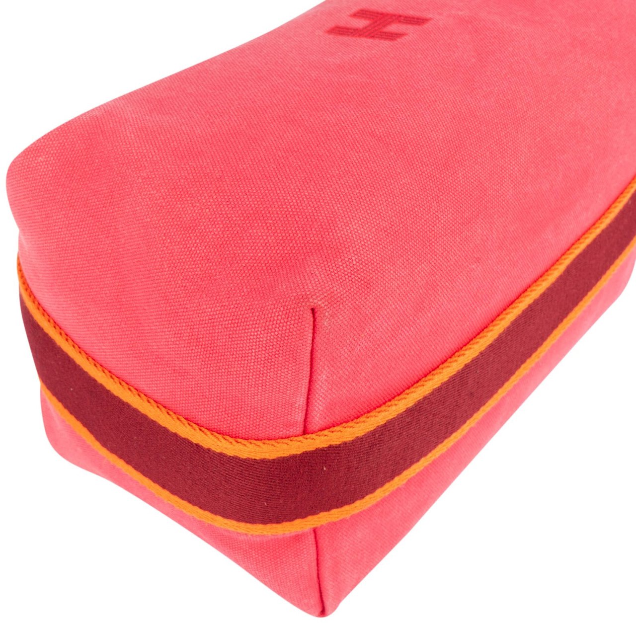 Hermès Hermès Canvas Bride-a-Brac Case Toiletry Bag Rood