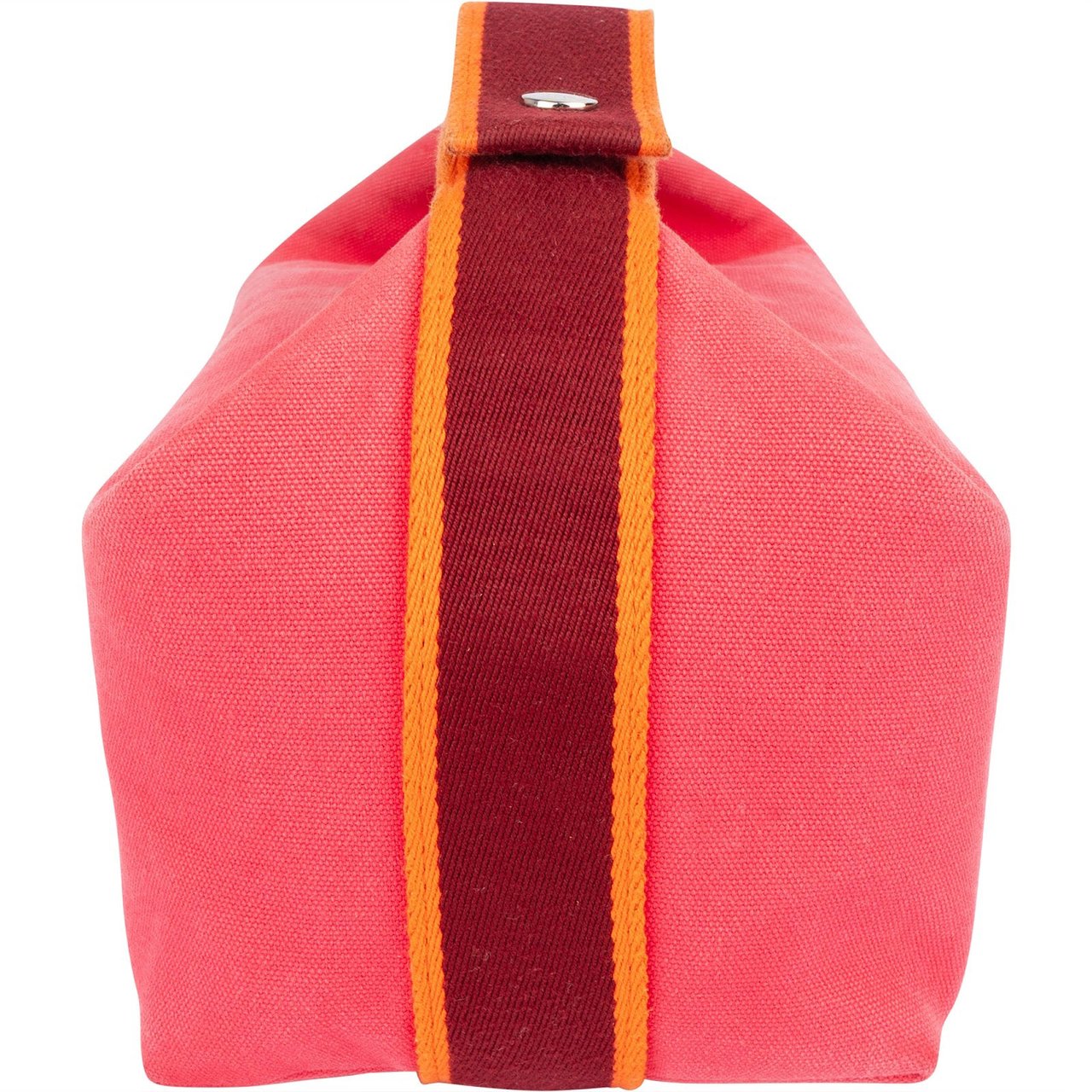 Hermès Hermès Canvas Bride-a-Brac Case Toiletry Bag Rood