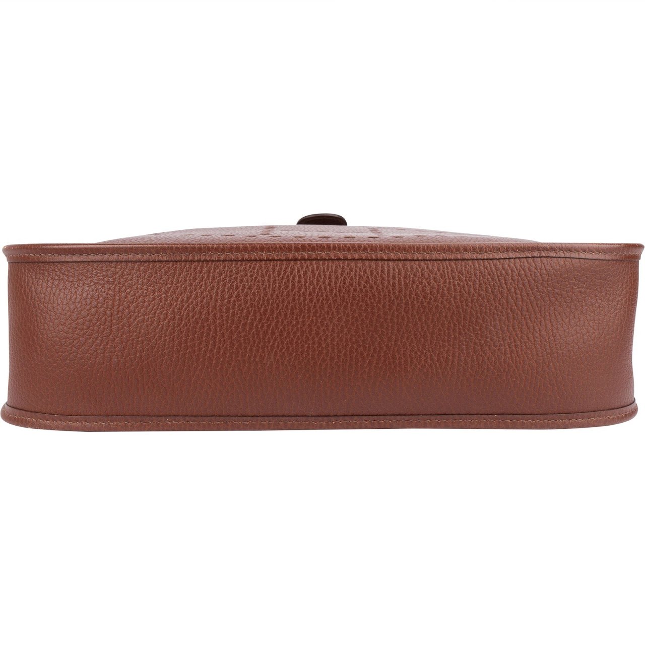 Hermès Hermès Brun Ardennes Leather Evelyne GM Crossbody Bag Bruin