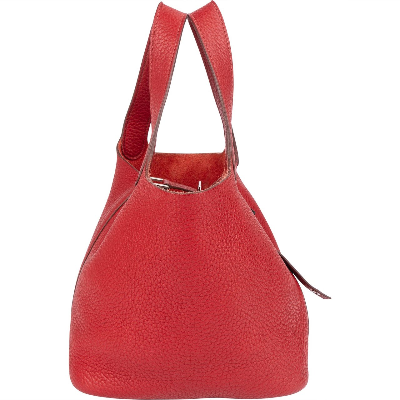 Hermès Taurillon Clemence Picotin Lock 18 Handbag Rood