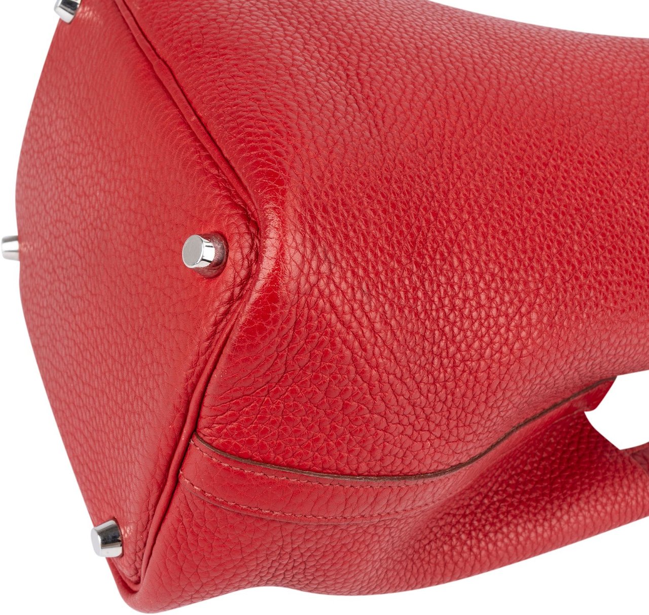 Hermès Taurillon Clemence Picotin Lock 18 Handbag Rood