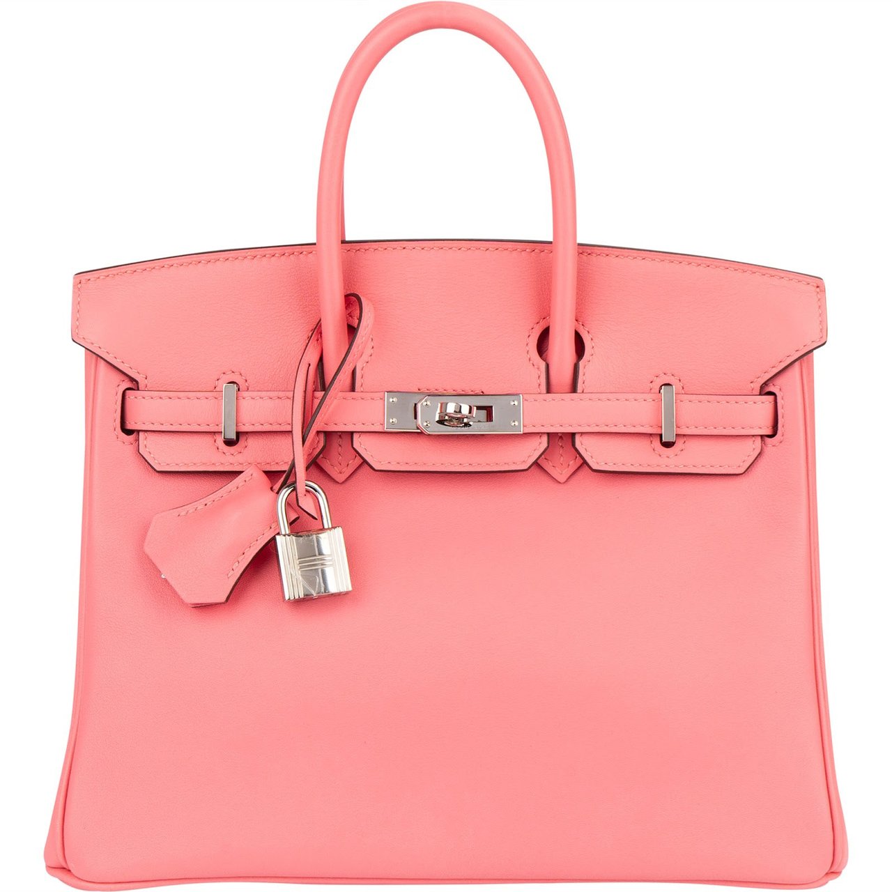Hermès Swift Rose Azalee Birkin 25 Handbag Roze