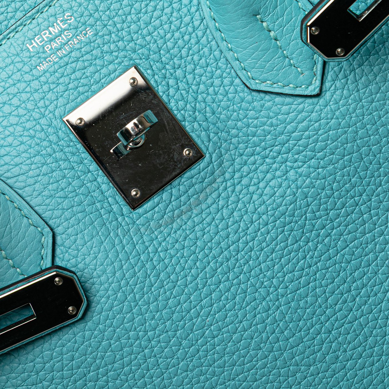 Hermès Togo Birkin Retourne 35 Blauw