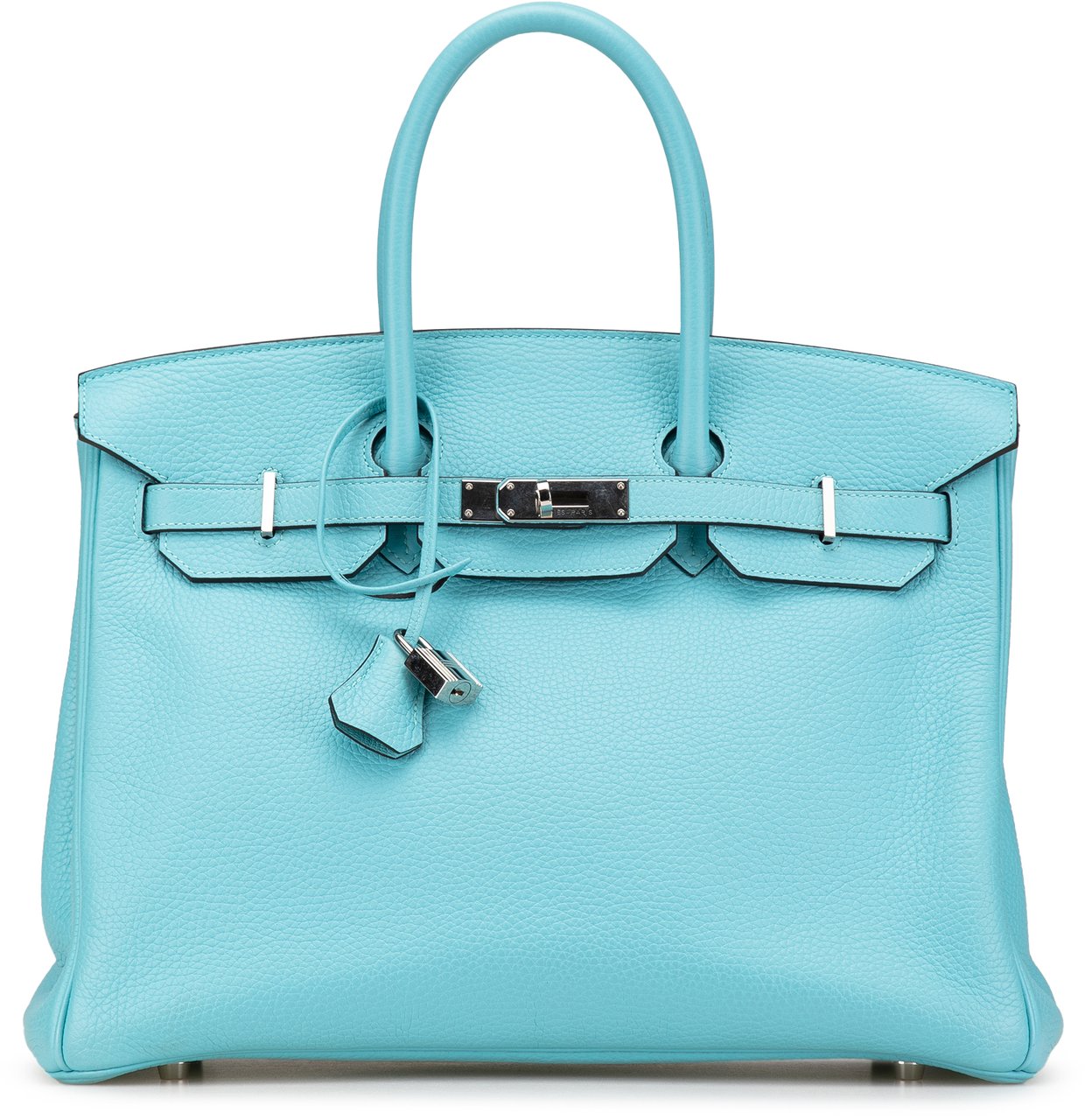 Hermès Togo Birkin Retourne 35 Blauw