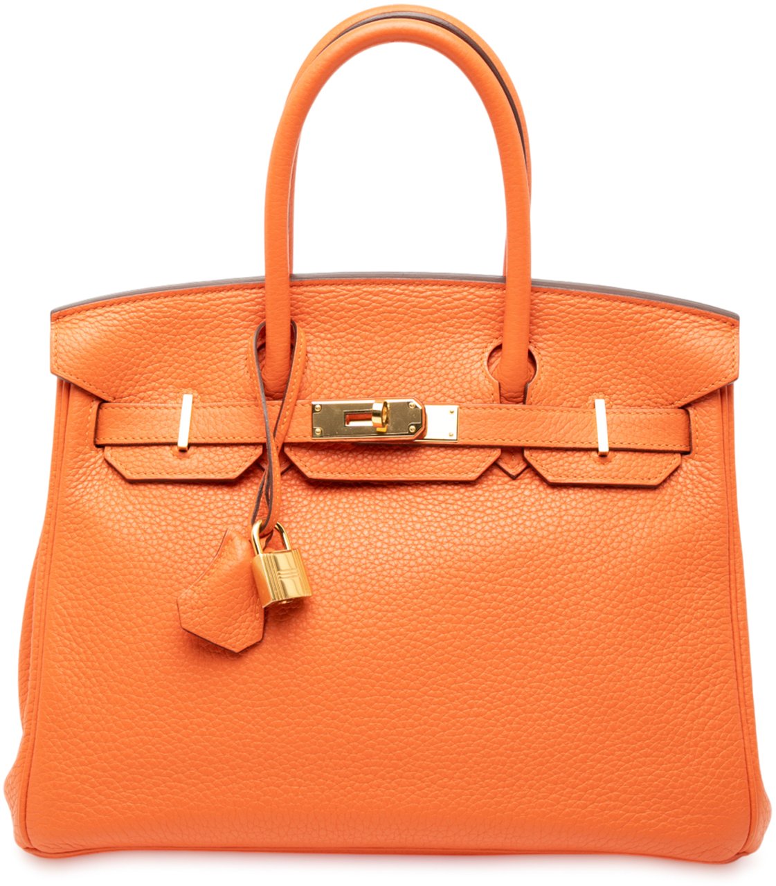 Hermès Clemence Birkin Retourne 30 Oranje