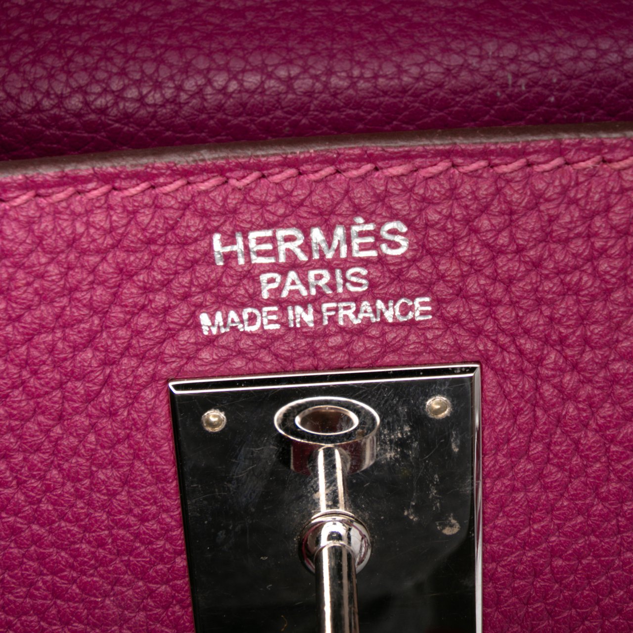 Hermès Togo Kelly II Retourne 35 Paars