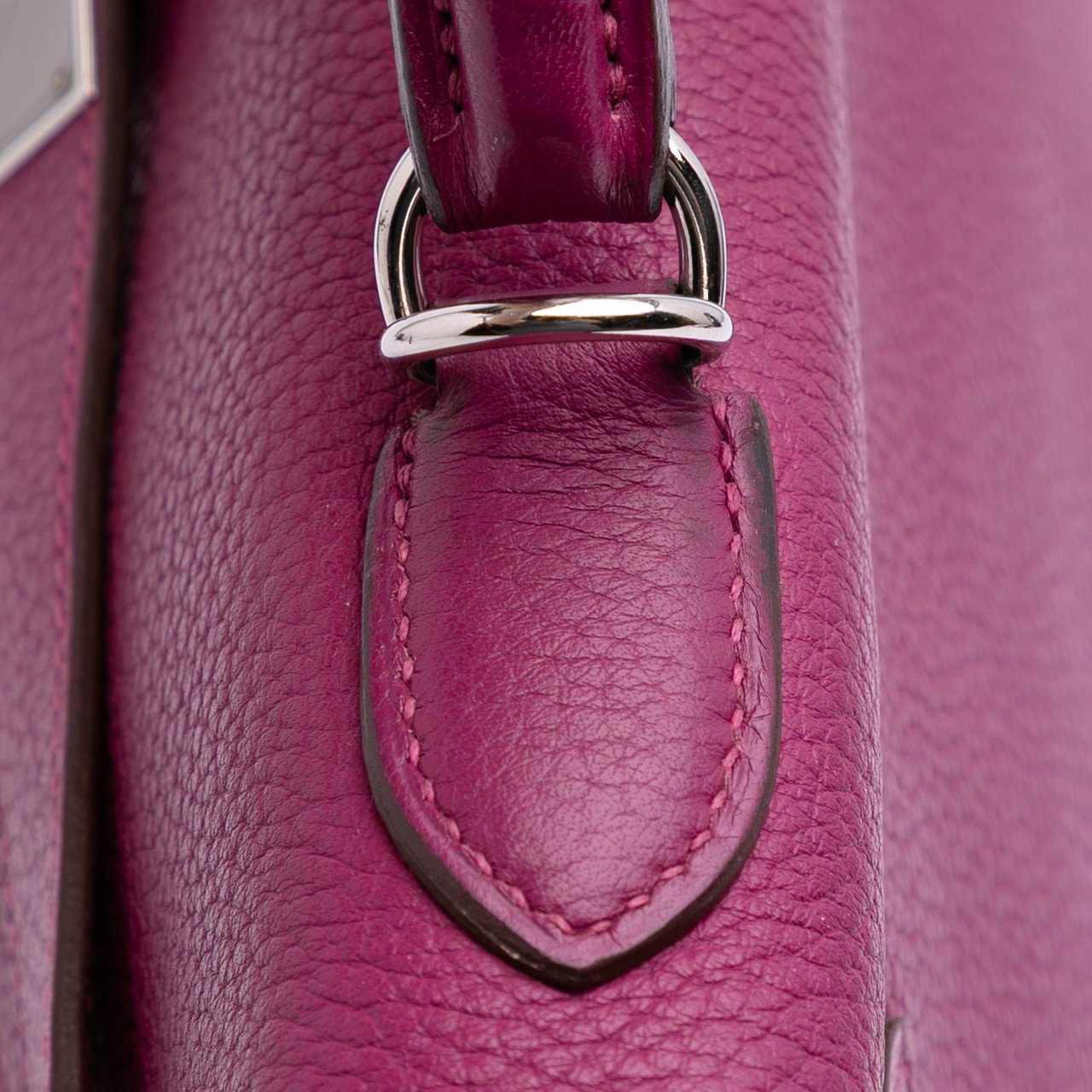 Hermès Togo Kelly II Retourne 35 Paars