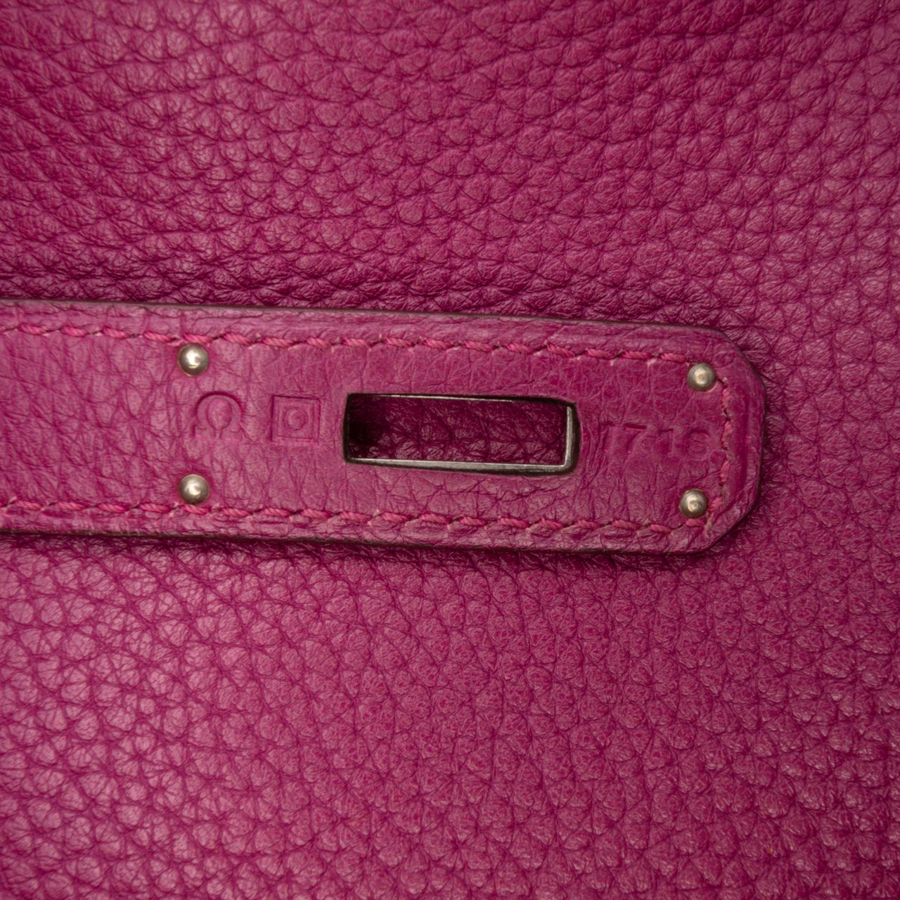 Hermès Togo Kelly II Retourne 35 Paars