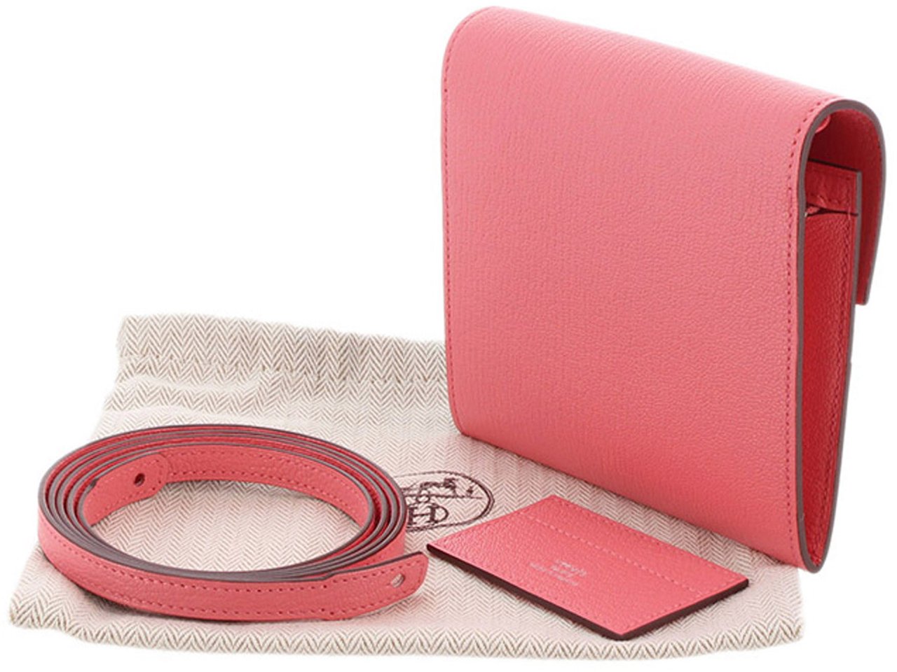 Hermès Cinhetic To Go Wallet Roze