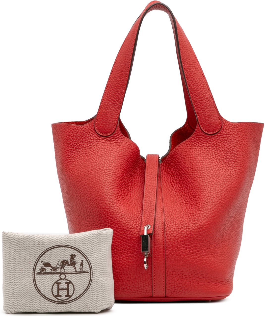 Hermès Clemence Picotin Lock 22 Rood