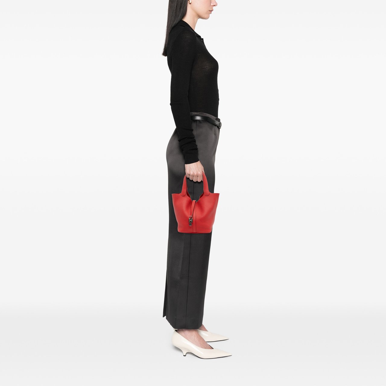 Hermès Clemence Picotin Lock 22 Rood