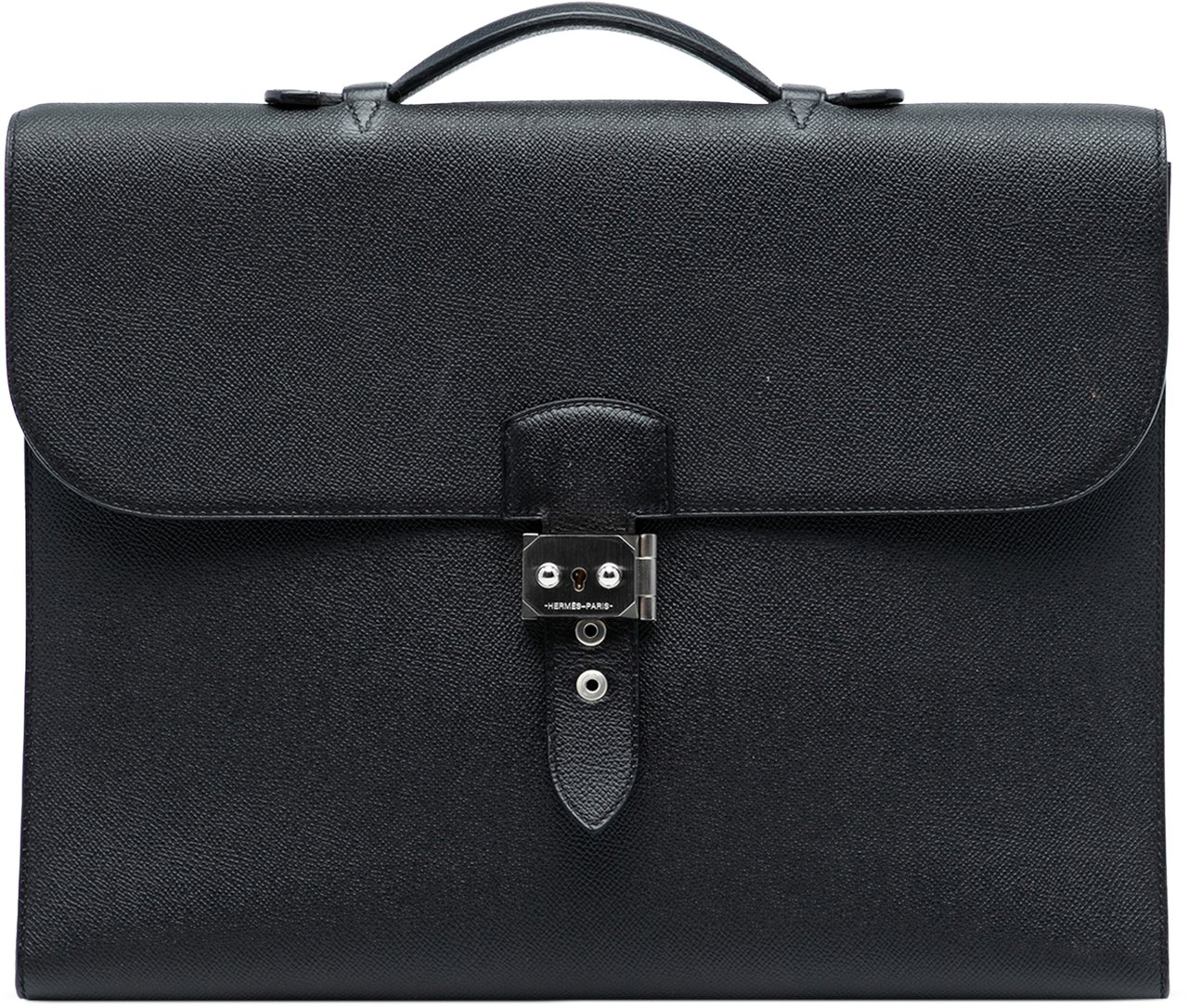 Hermès Epsom Sac A Depeches 38 Zwart