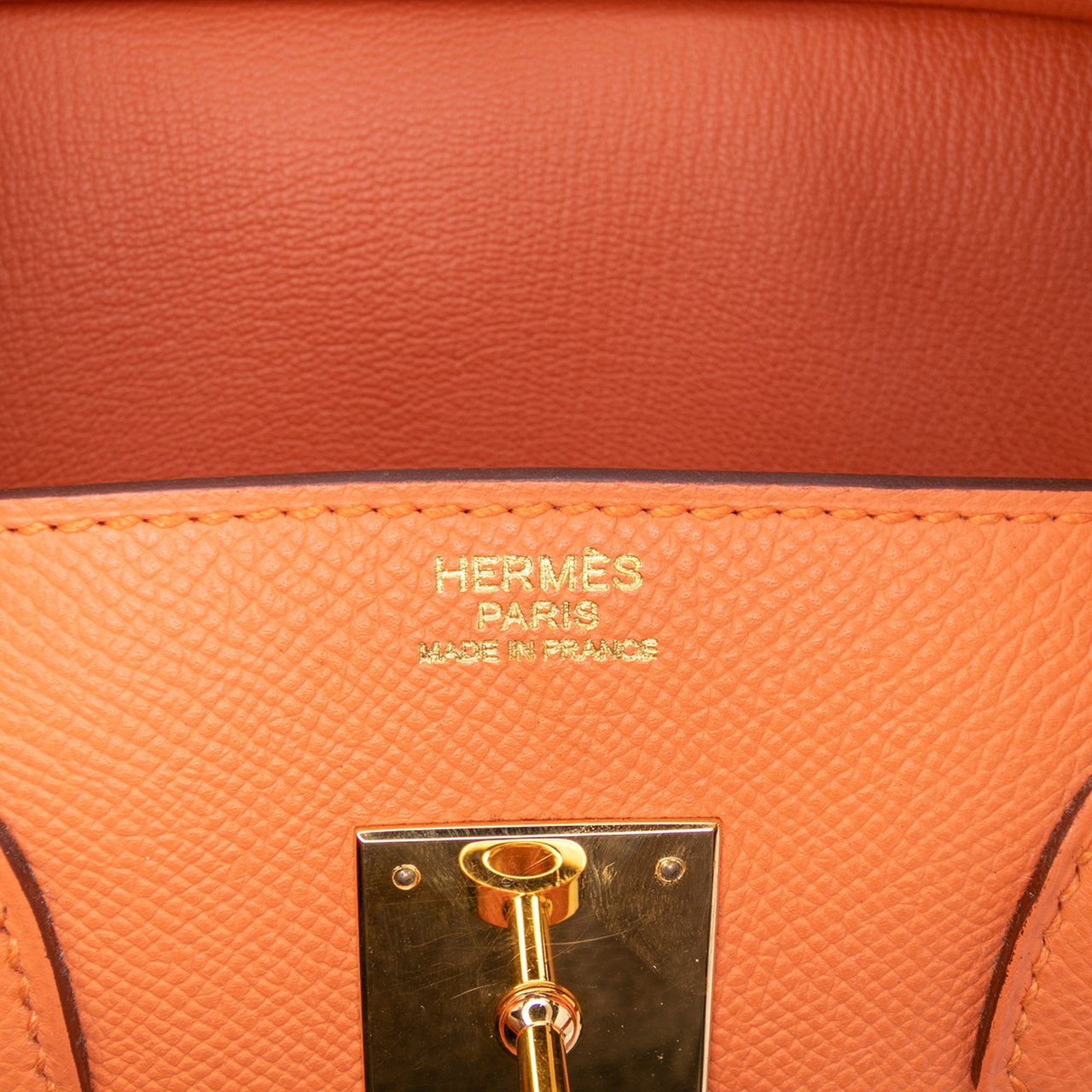 Hermès Epsom Birkin Retourne 30 Oranje