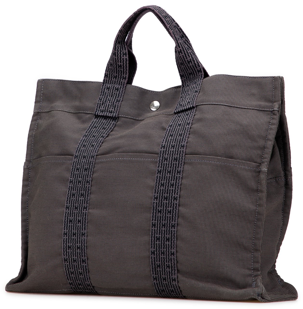 Hermès Canvas Herline MM Grijs
