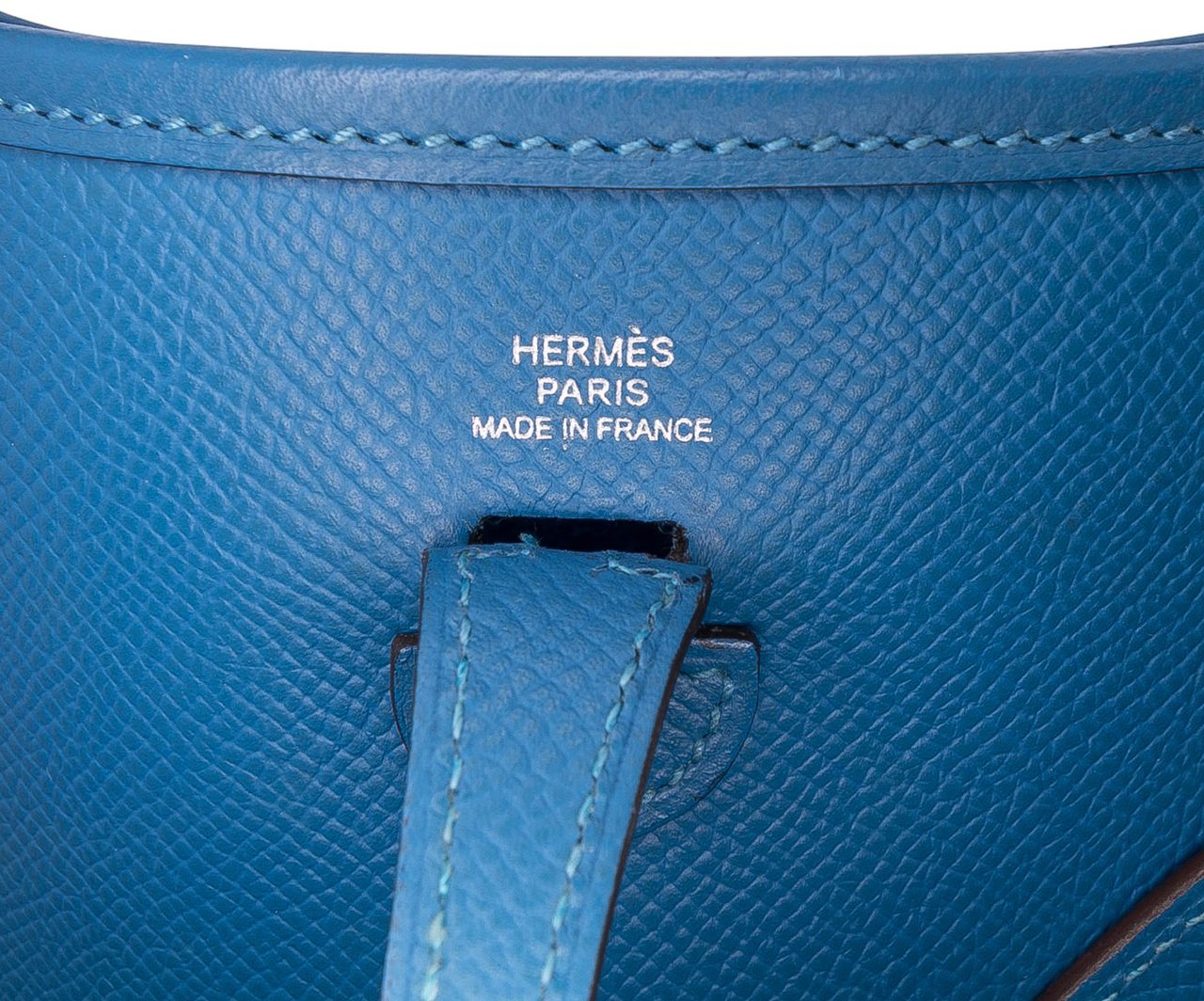 Hermès Epsom Evelyne TPM Blauw