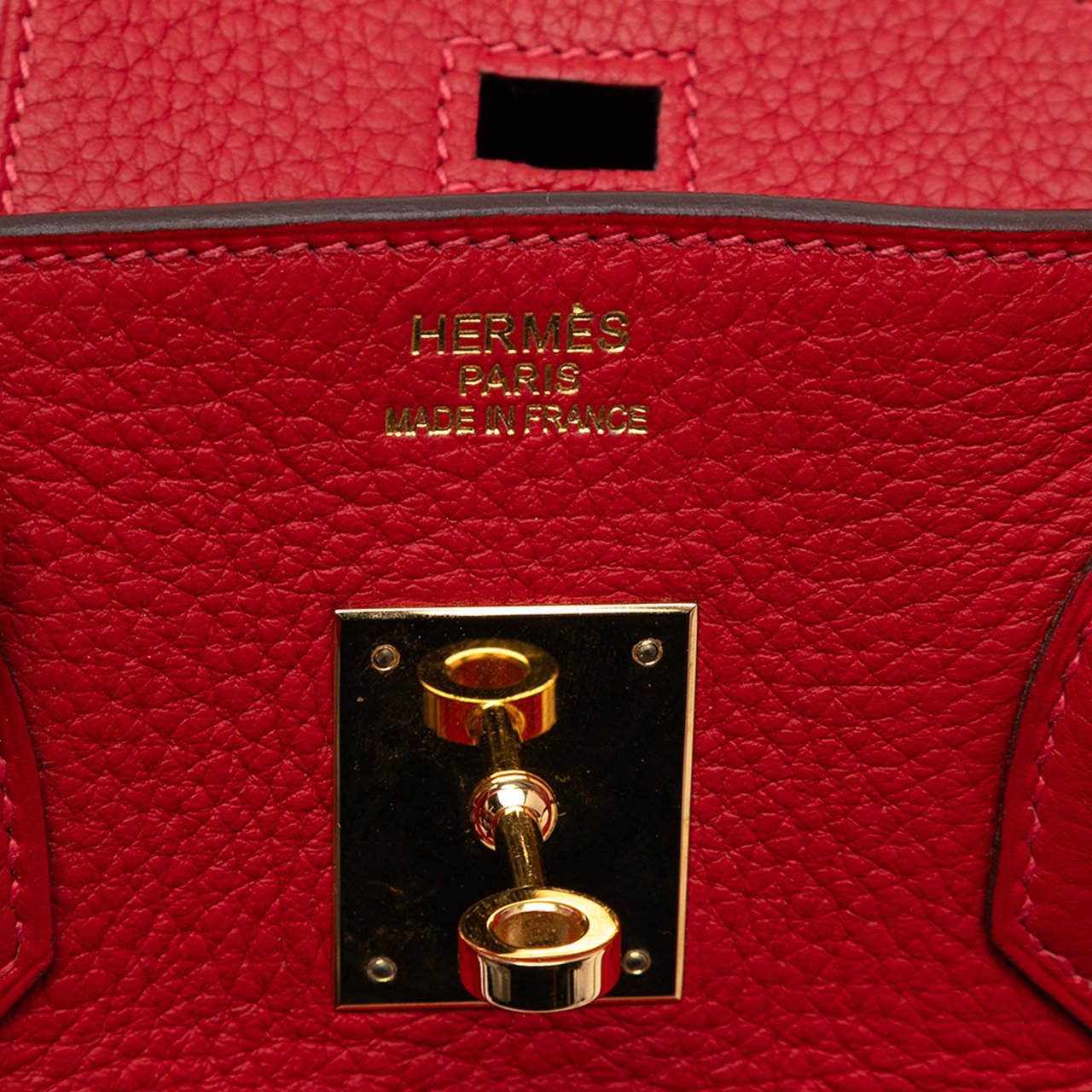 Hermès Togo Birkin Retourne 35 Rood