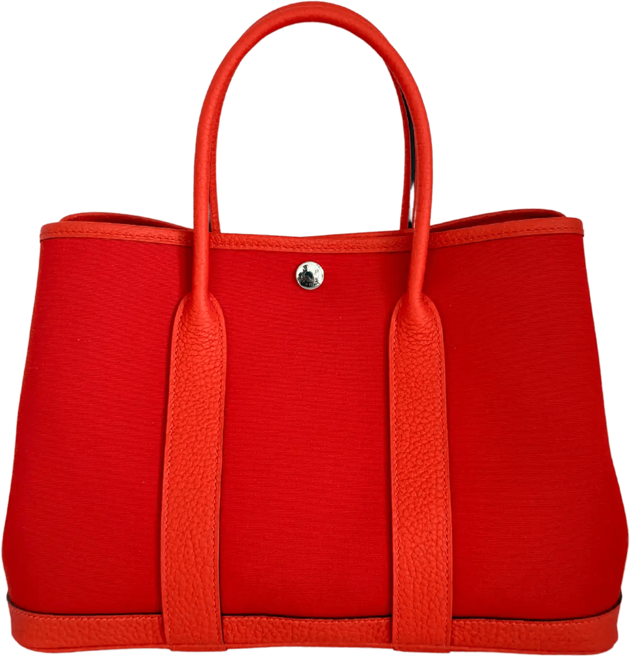 Hermès Hermès Garden Party 30 Verso, orange mécano / Cuivre / capucine 2023 full set / unworn Oranje