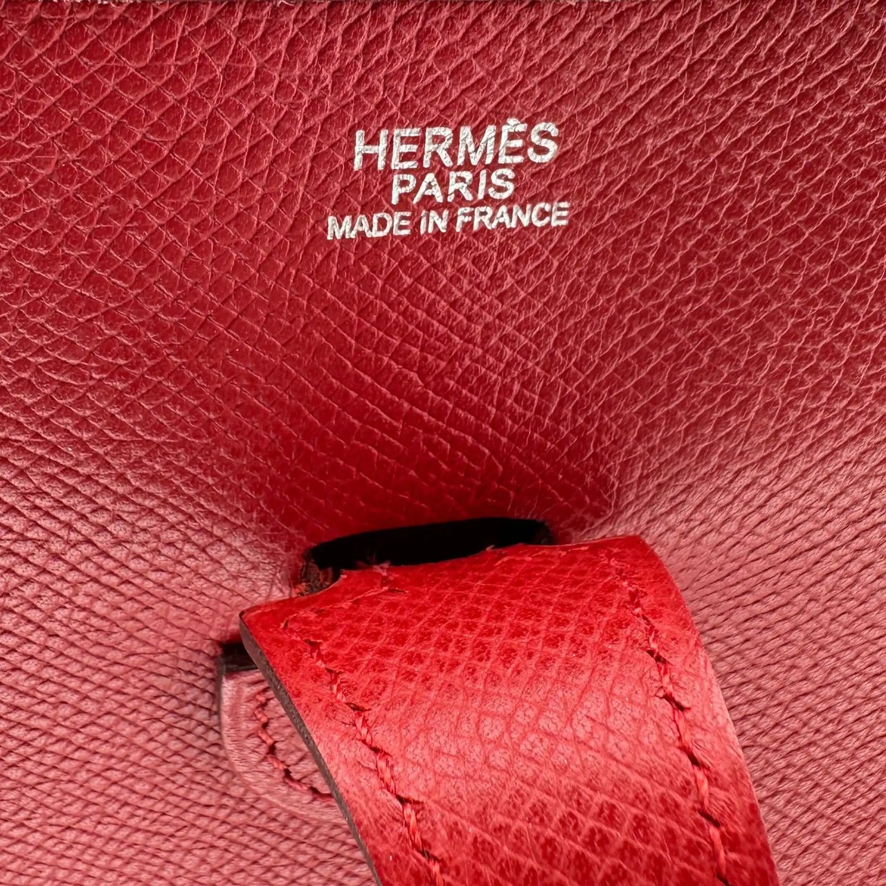 Hermès Hermès Evelyne 29 Rubis Taurillon Clemence Palladium 2005 / very good Rood