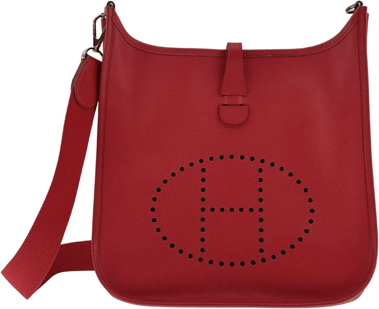 Hermès Hermès Evelyne 29 Rubis Taurillon Clemence Palladium 2005 / very good Rood
