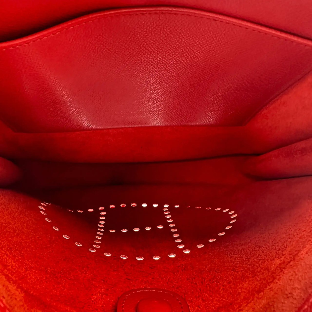 Hermès Hermès Evelyne 29 Rubis Taurillon Clemence Palladium 2005 / very good Rood