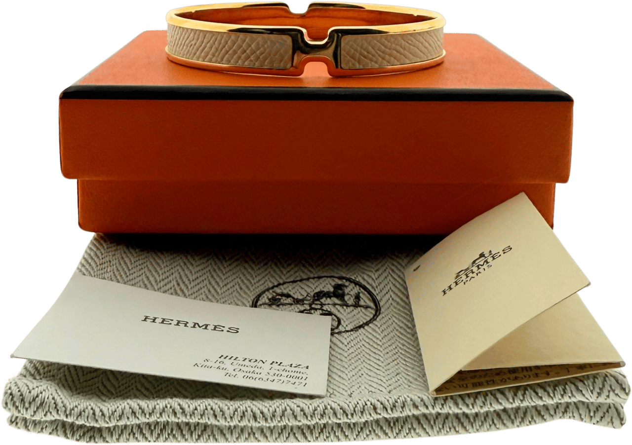 Hermès Hermès Olympe Bracelet Beige / mint condition Beige