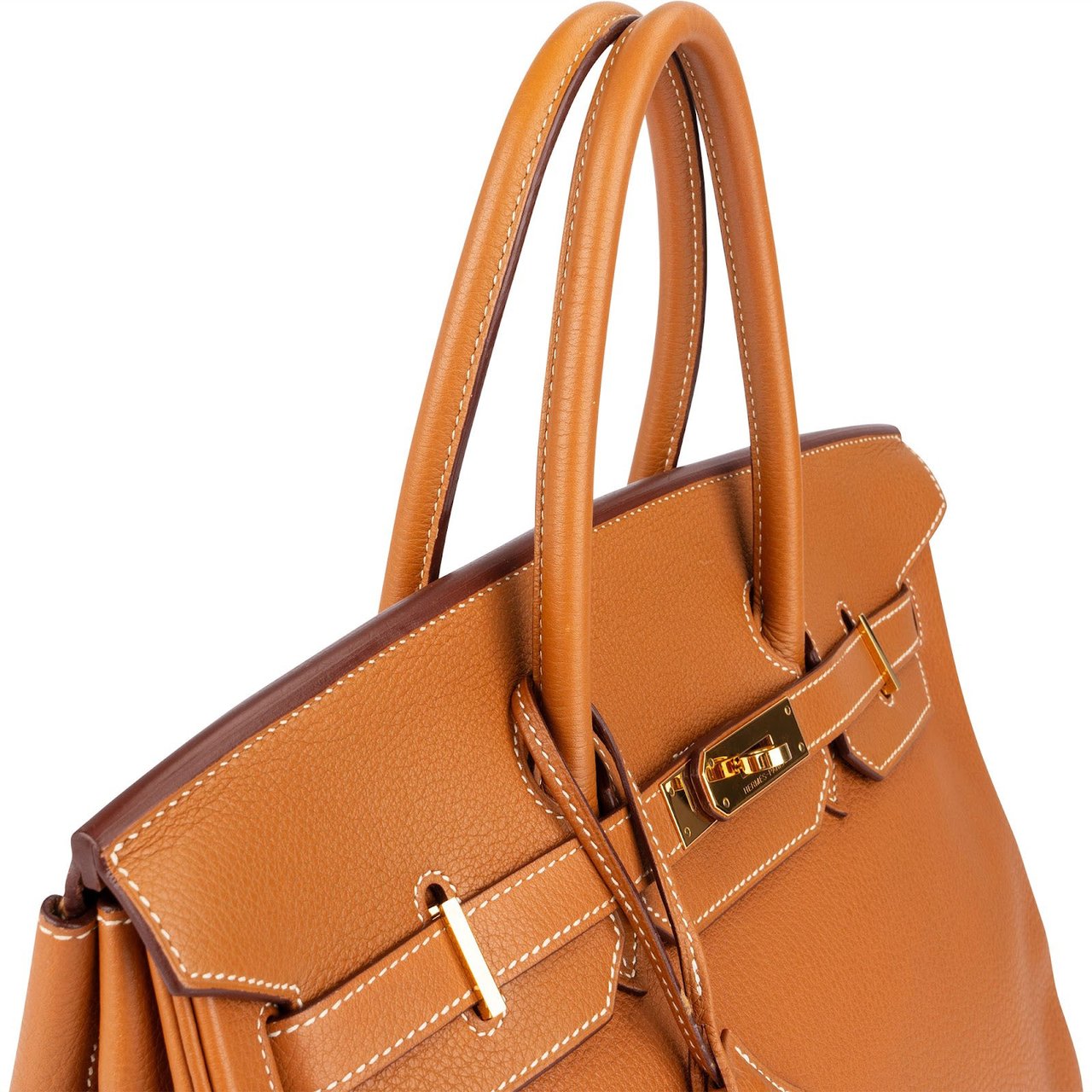 Hermès Hermès Natural Togo Leather Birkin 35 Handbag Gold Hardware Bruin