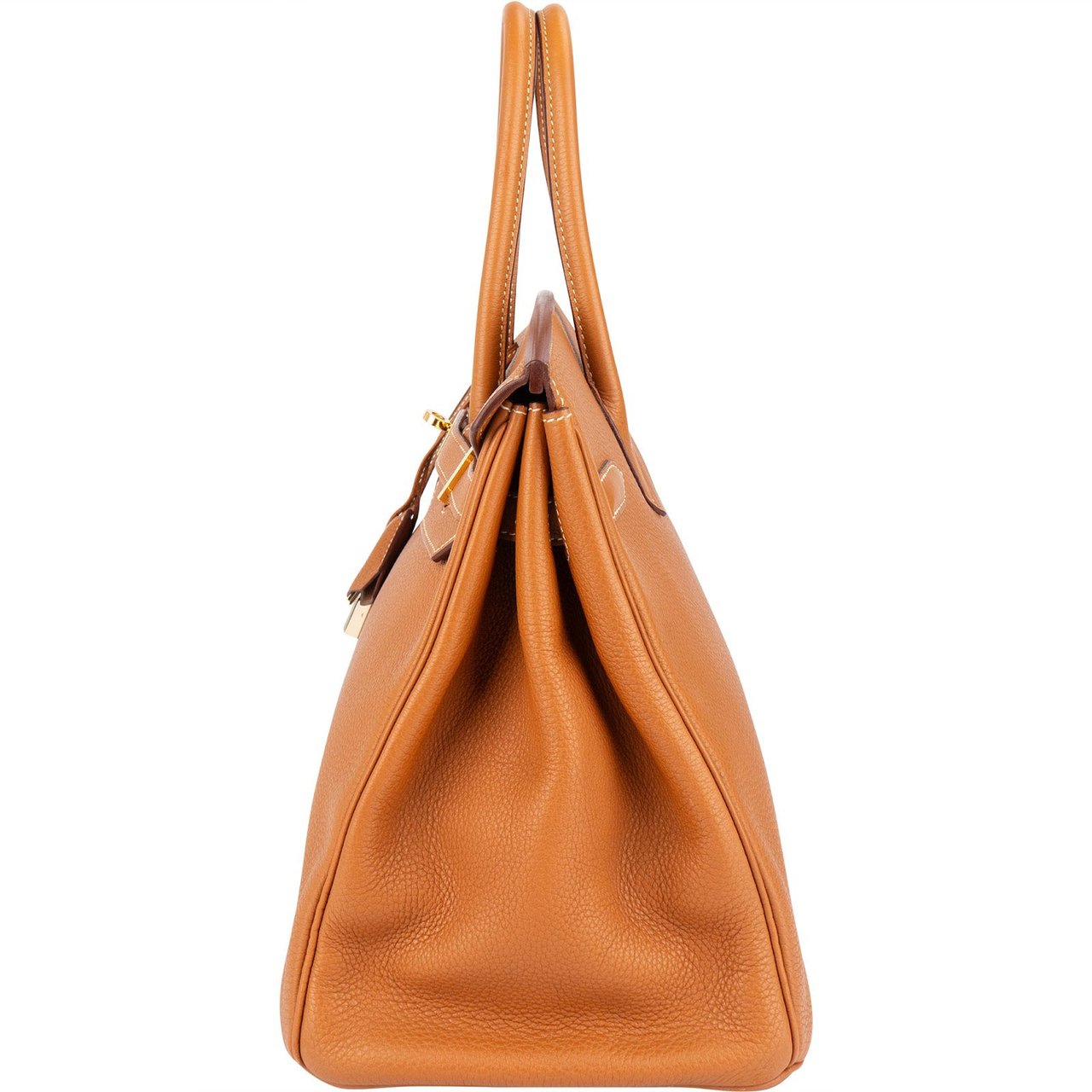 Hermès Hermès Natural Togo Leather Birkin 35 Handbag Gold Hardware Bruin