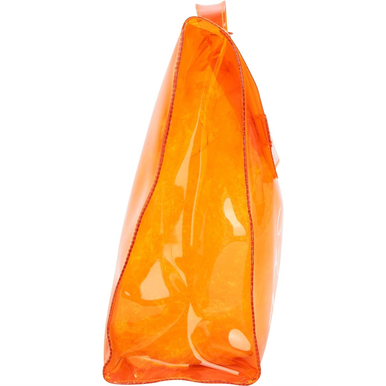 Hermès Hermès Vinyl Transparent Kelly Souvenir 1998 Handbag Oranje