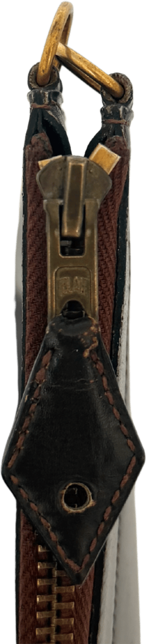 Hermès Hermès Aktentasche Leder dunkelbraun Vintage 1980 / akzeptabel Bruin