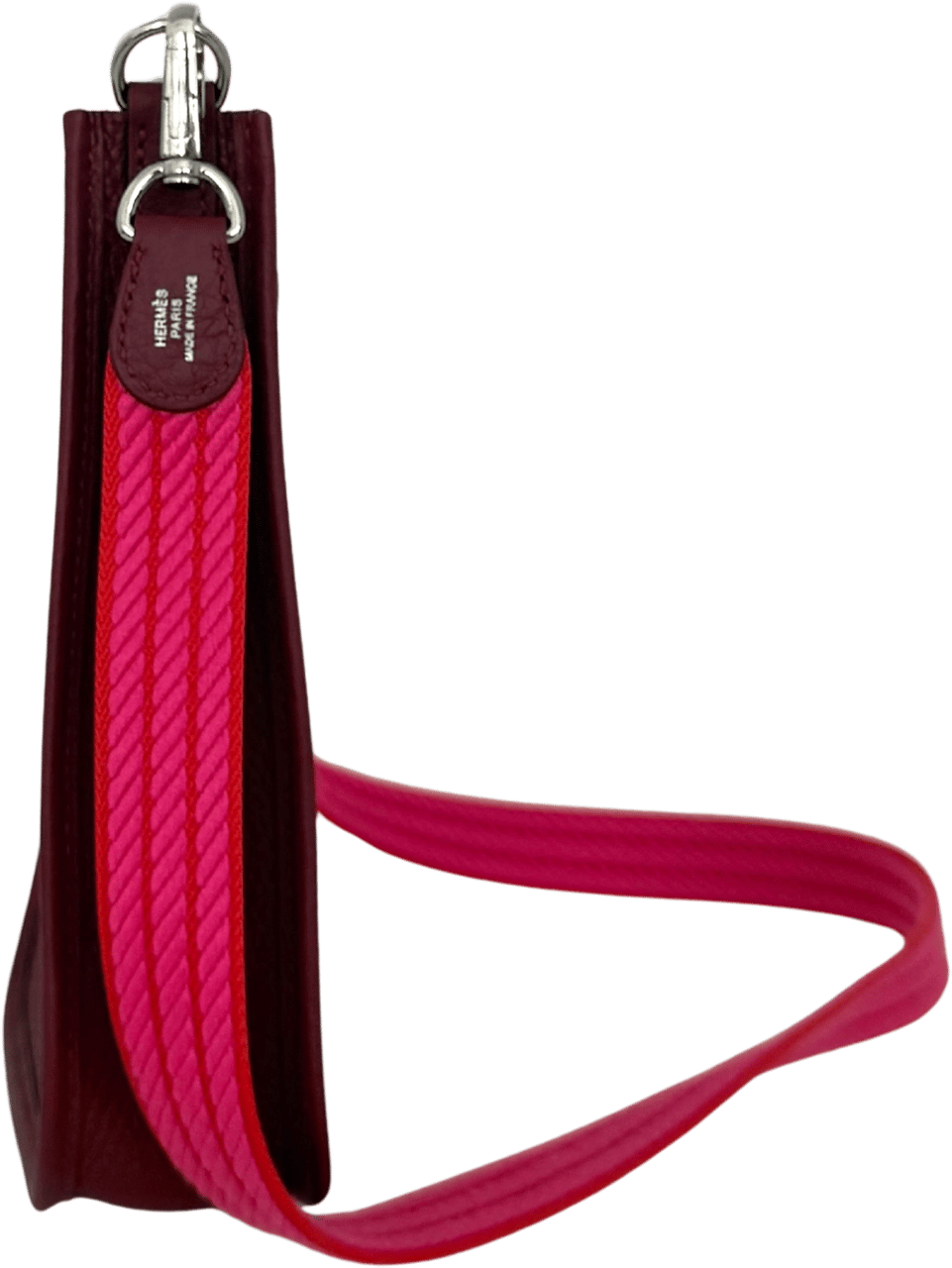 Hermès Hermès 16 Amazone Clemence/Sangle Rot Orange Paladium Fullset / neuwertig Rood