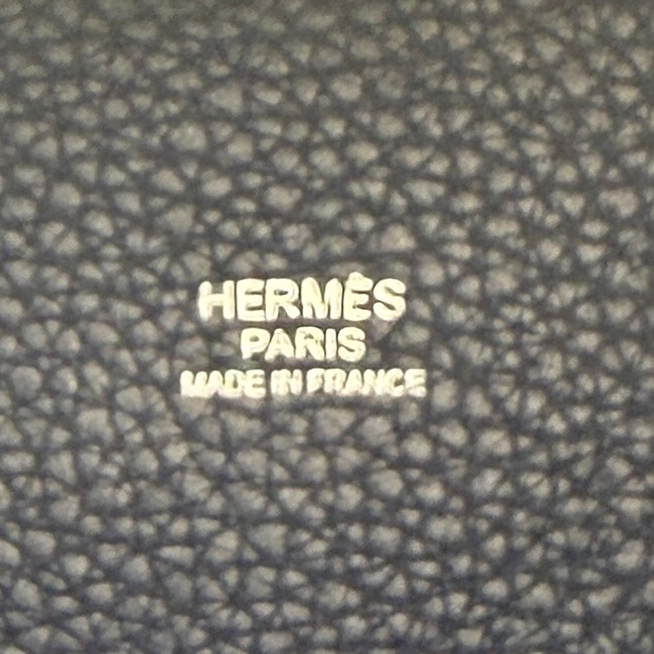 Hermès Hermès Picotin 18 Taurillon Clemence Navy Blue Palladium Hardware / Mint Blauw