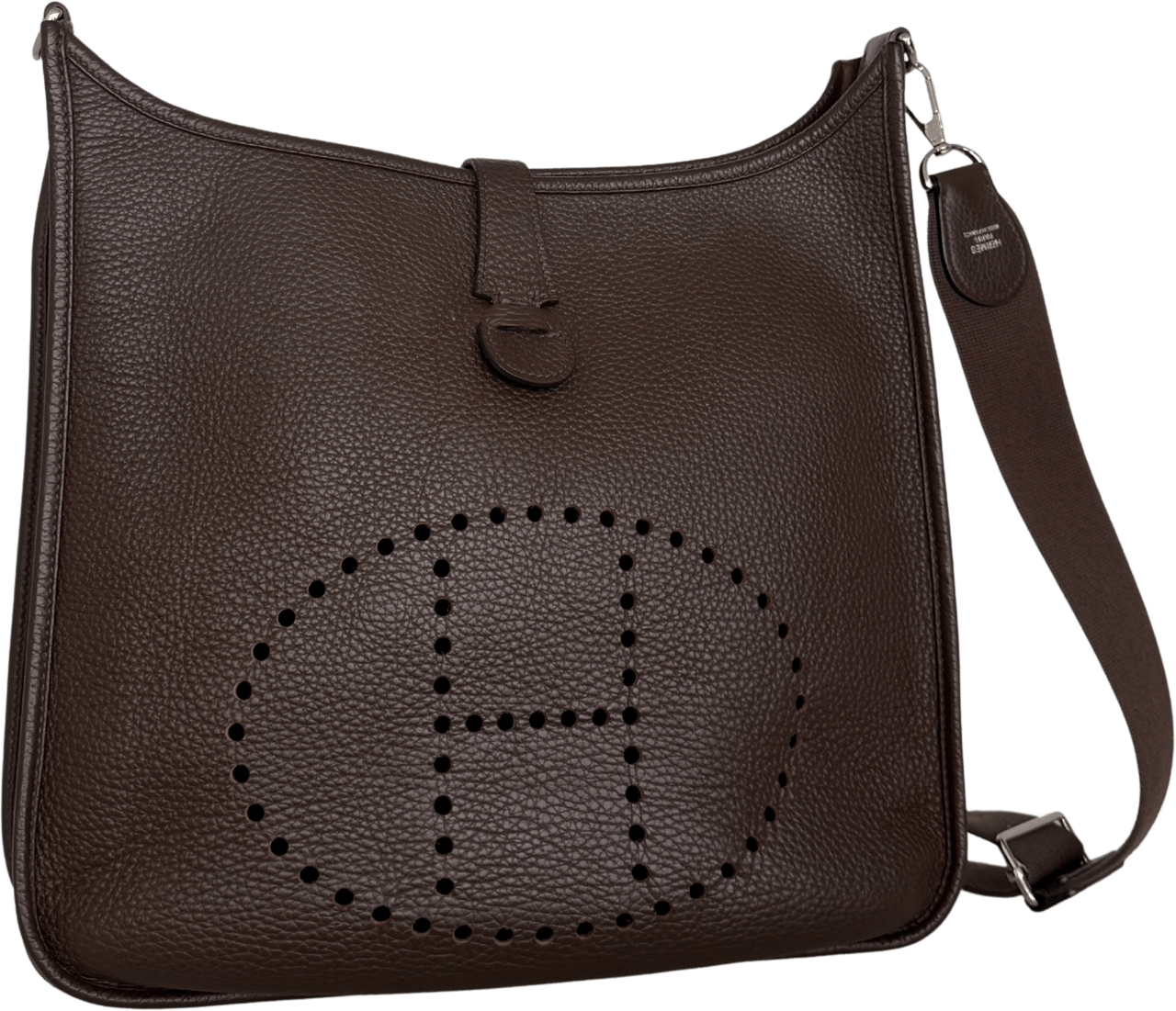 Hermès Hermès Evelyne 33 Taurillon Clemence Argile Fullset / sehr gut Bruin