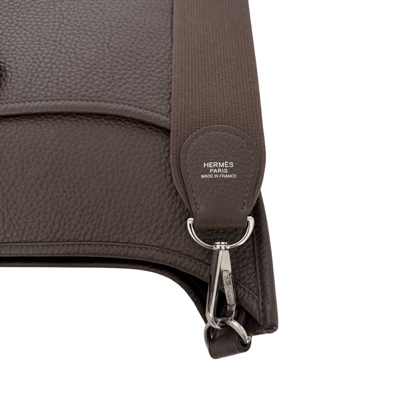 Hermès Hermès Evelyne 33 Taurillon Clemence Argile Fullset / sehr gut Bruin