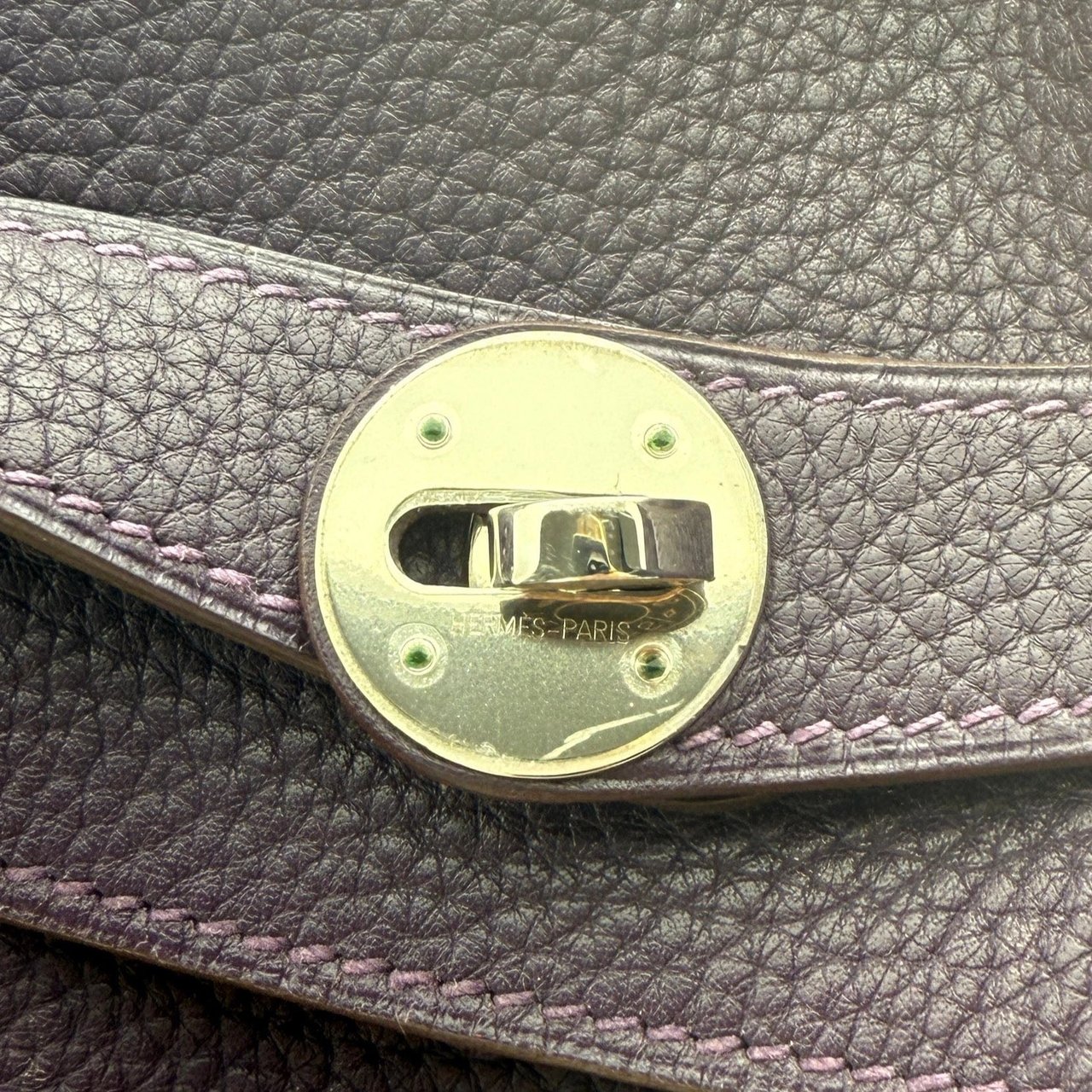 Hermès Hermès Lindy 34 Taurillon Clémence lila/ gut Paars