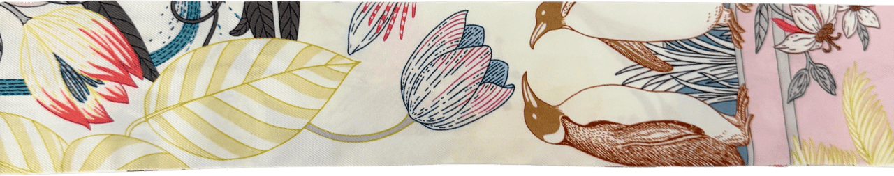 Hermès Hermès Twilly Dance of the Pacific white / very good Wit