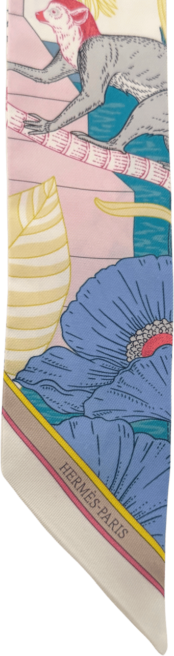 Hermès Hermès Twilly Dance of the Pacific white / very good Wit