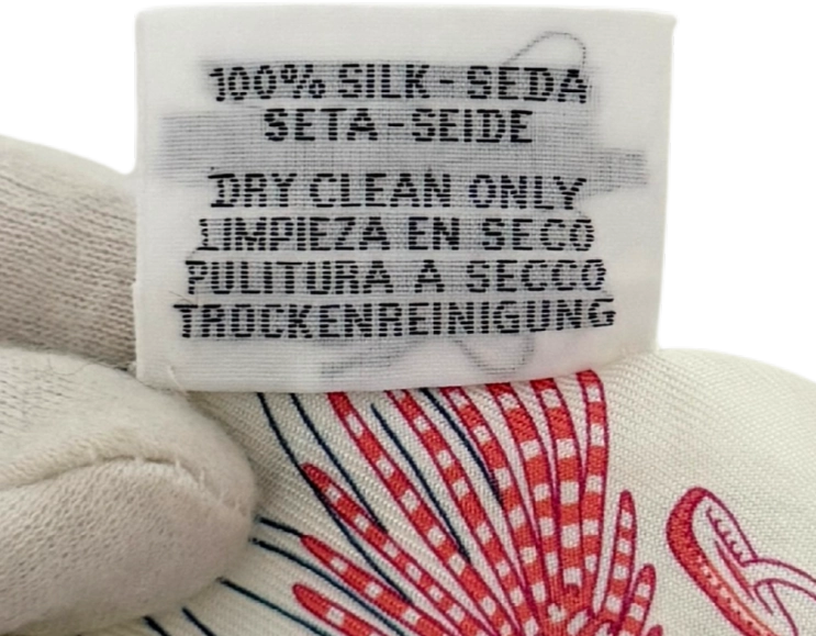 Hermès Hermès Twilly Dance of the Pacific white / very good Wit