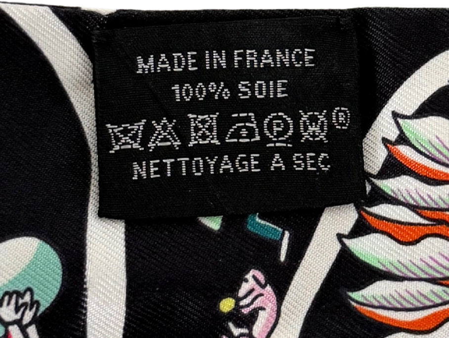 Hermès Hermès Twilly Weltausstellung schwarz / sehr gut Zwart