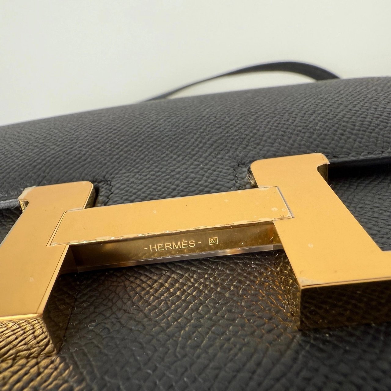 Hermès Hermès Constance 18 Epsom Leder schwarz Fullset 2025 / neuwertig Zwart