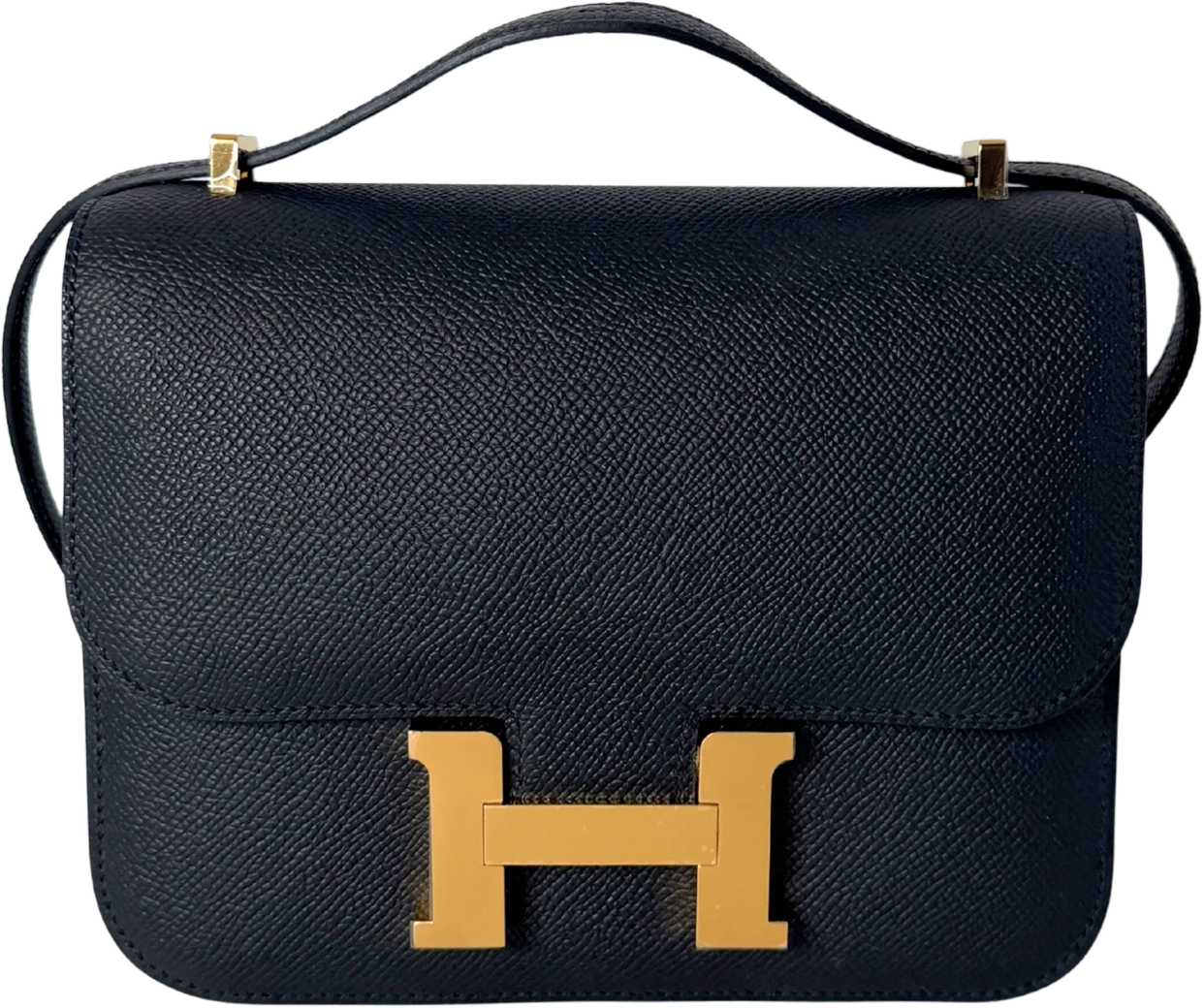 Hermès Hermès Constance 18 Epsom Leder schwarz Fullset 2025 / neuwertig Zwart