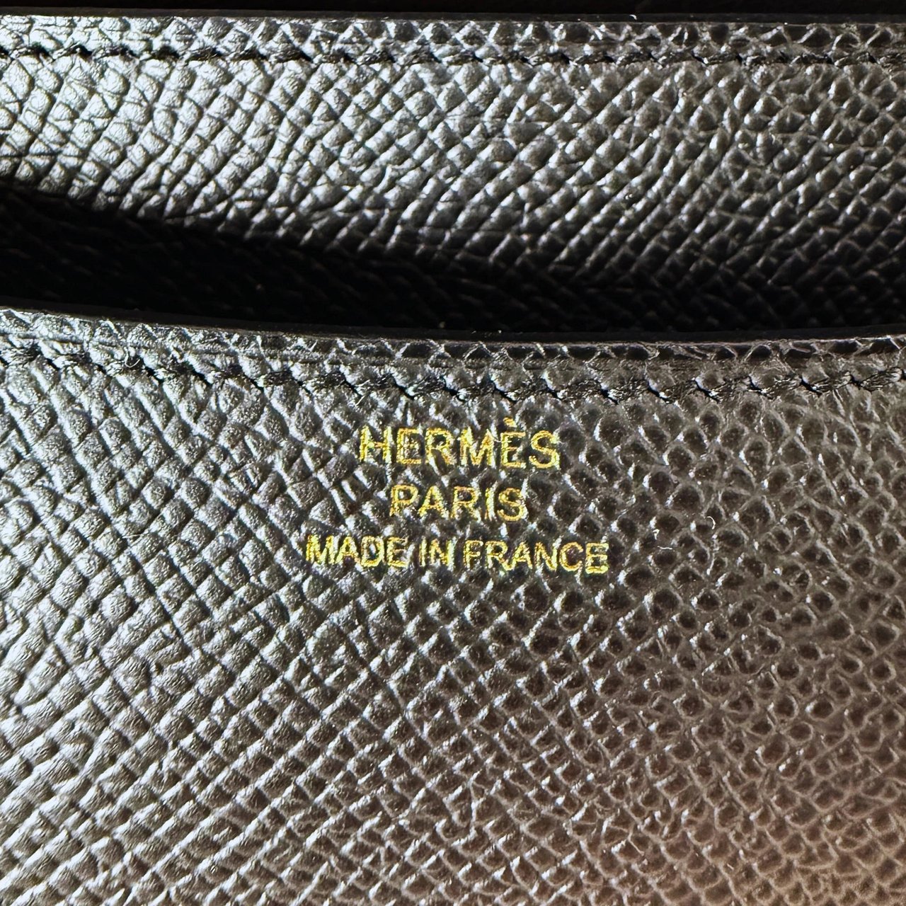 Hermès Hermès Constance 18 Epsom Leder schwarz Fullset 2025 / neuwertig Zwart