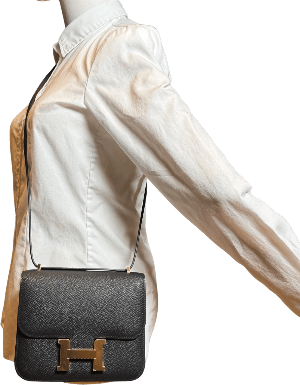 Hermès Hermès Constance 18 Epsom Leder schwarz Fullset 2025 / neuwertig Zwart