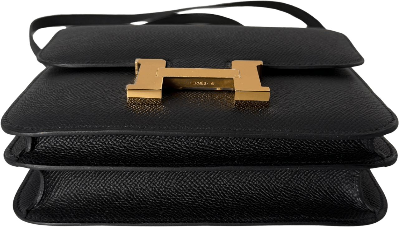 Hermès Hermès Constance 18 Epsom Leder schwarz Fullset 2025 / neuwertig Zwart
