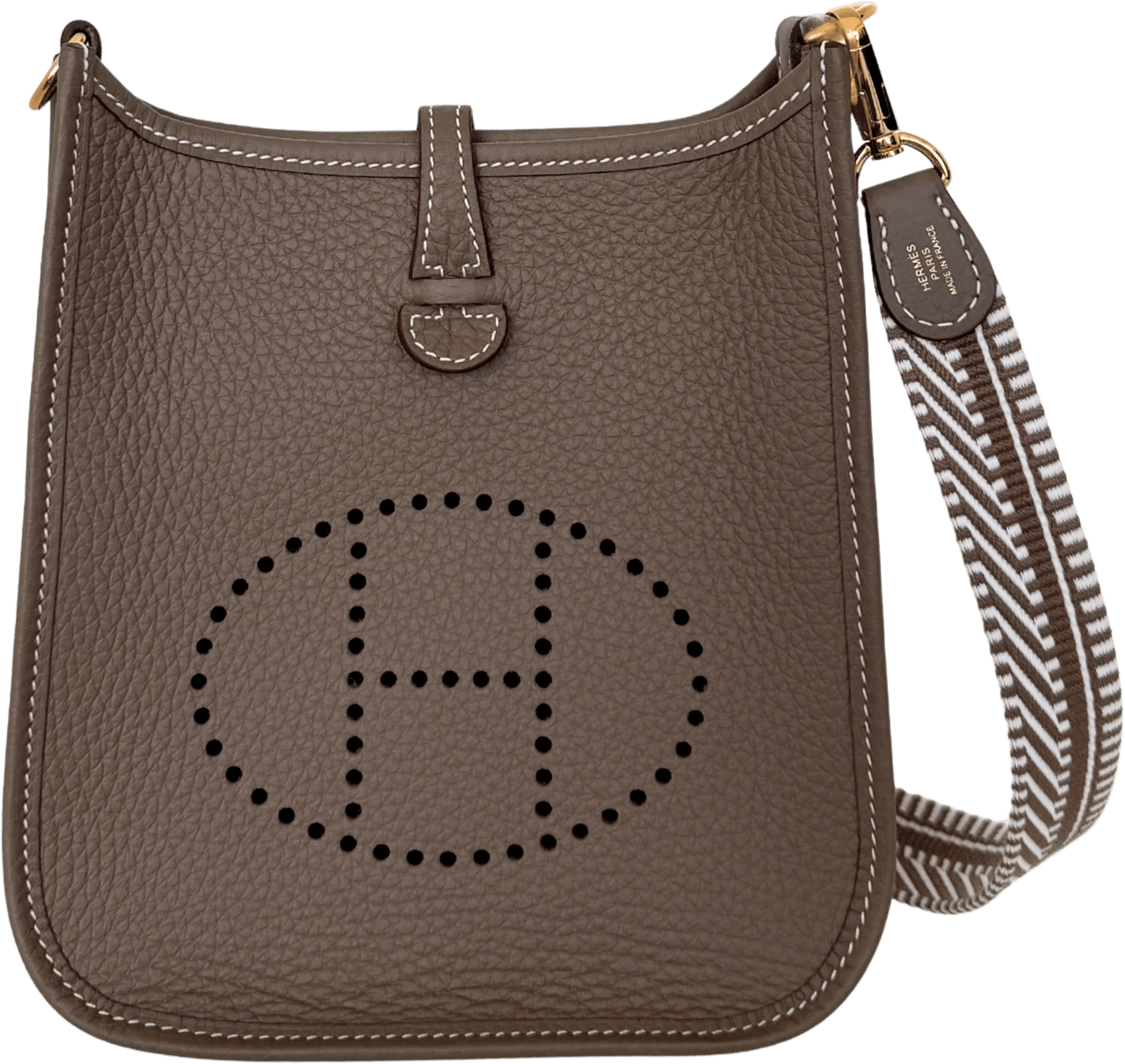 Hermès Hermès Evelyne 16 Amazone Taurillon Clemence Etoupe full set Taupe