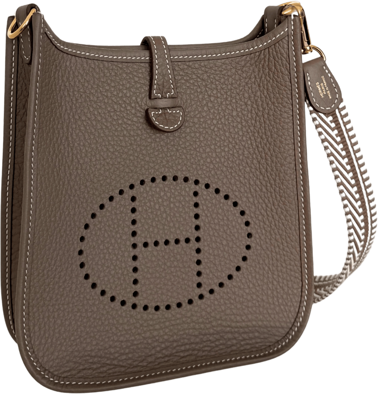 Hermès Hermès Evelyne 16 Amazone Taurillon Clemence Etoupe full set Taupe